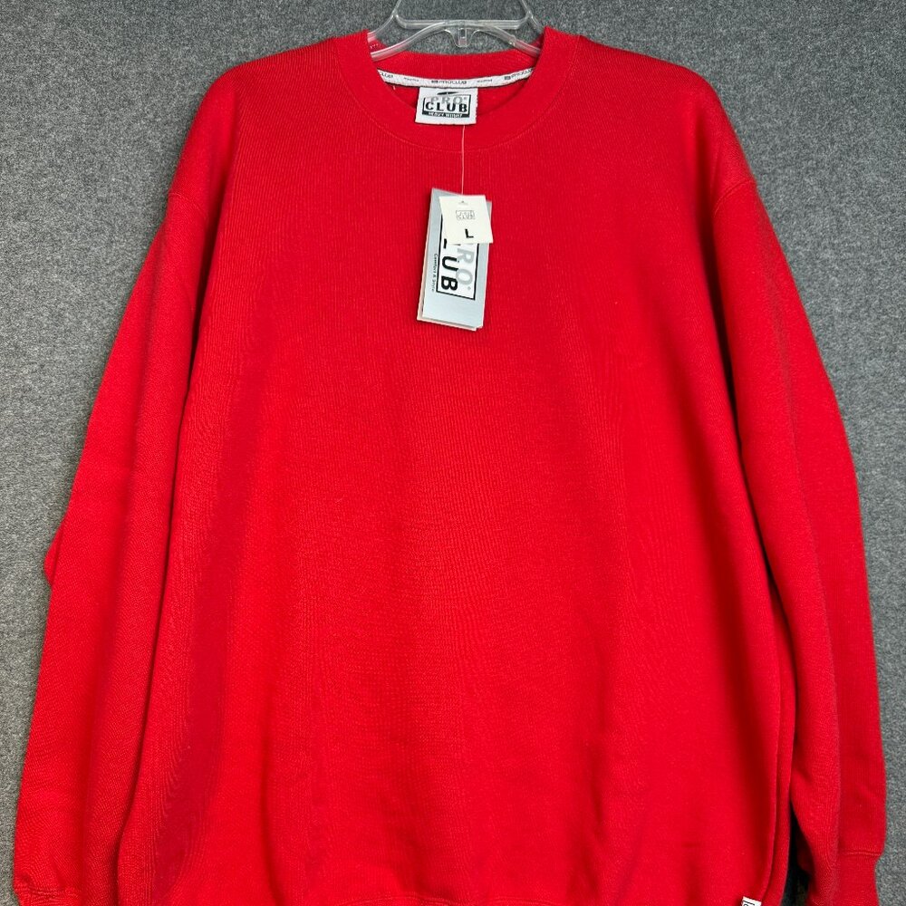 Pro Club Mens Heavyweight Crew Neck Fleece Pullover Sweatshirt
